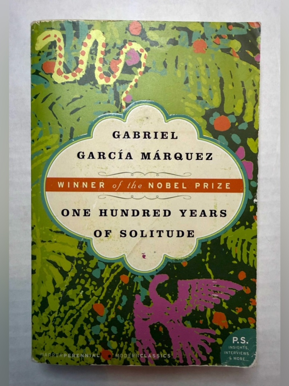 One Hundred Years of Solitude Paperback Book by Gabriel Garcia Marquez